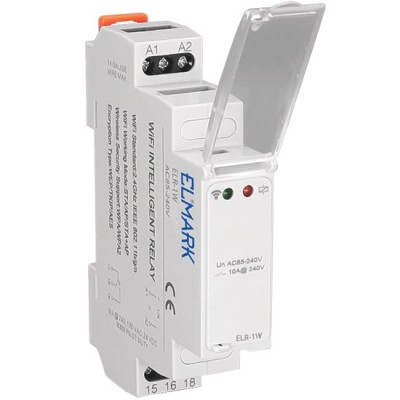 WiFi Smart Control Relay With Build-In Antenna, ELR-1W 50150